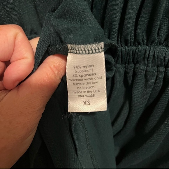 Susana Monaco Tulip Open Back Elastic Waist Nylon and Spandex Dress in Green XS - Picture 11 of 14